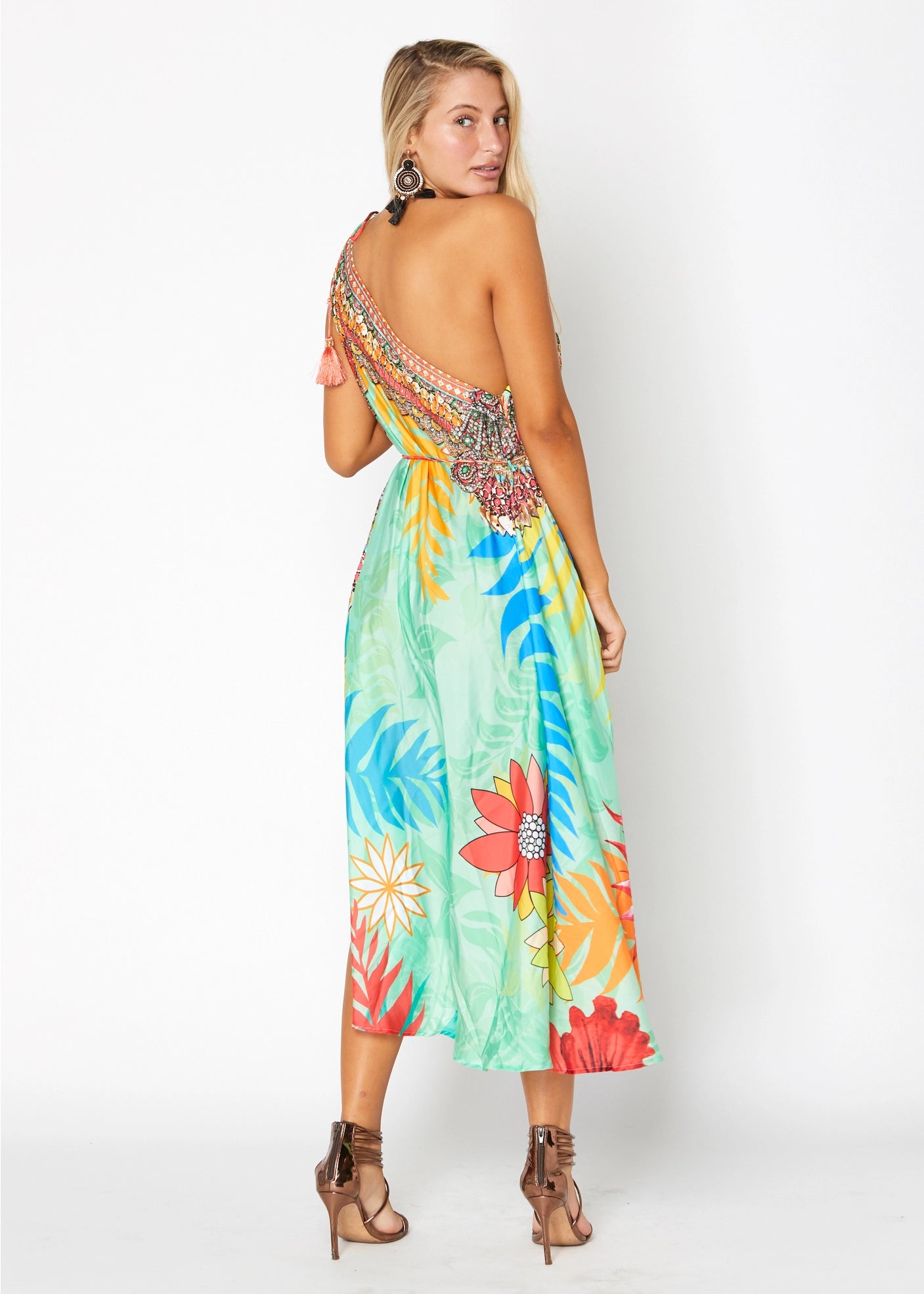 636 Tropical 3 vías vestido versátil